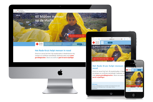 Rode Kruis responsive website